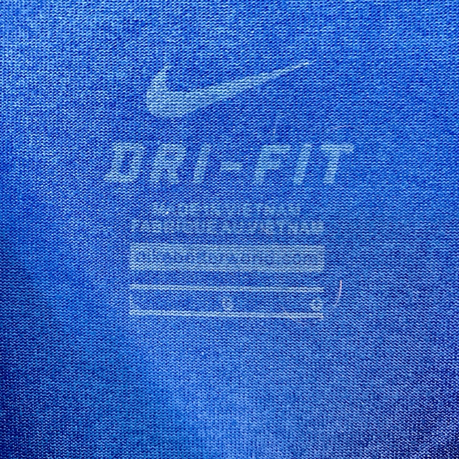 Nike - Dri Fit Athletic T-Shirt Blue Size Large Short Sleeve RN#56323