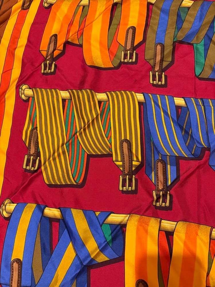 Hermes Scarf 90 Belt Pattern Large