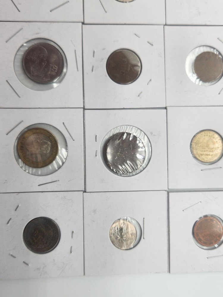 30 Foreign Coins From Various Locations
