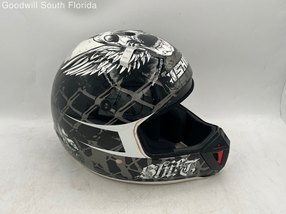 Shift Racing Mens Multicolor Adjustable Full Face Motorcycle Helmet