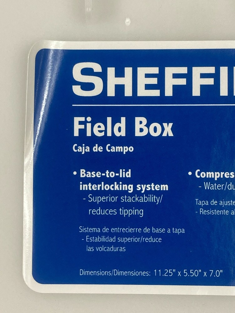 Field/Ammunition Box w/Compression Fit Lid & 3 Locking Options! Artic White!