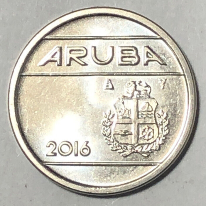 Coin Aruba 25 Cents 2016 KM3
