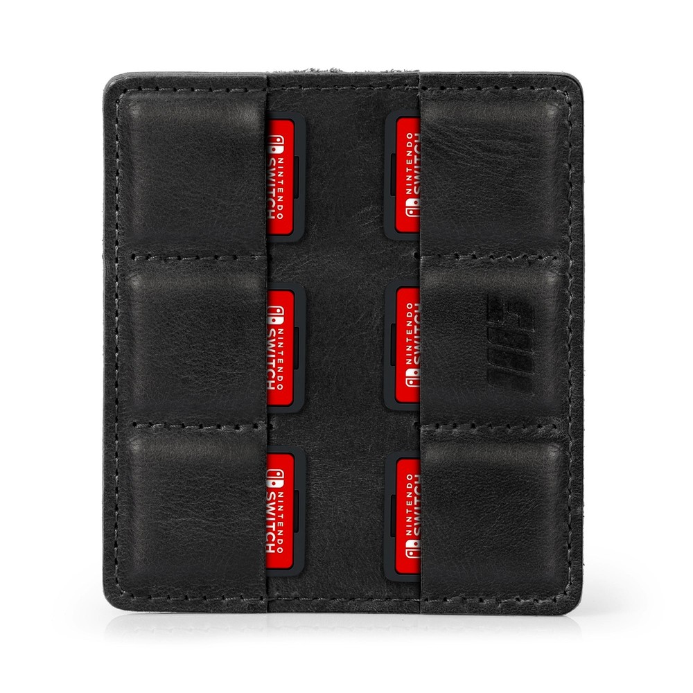 Personalized Leather SD Card Holder, Nintendo Switch Game Case