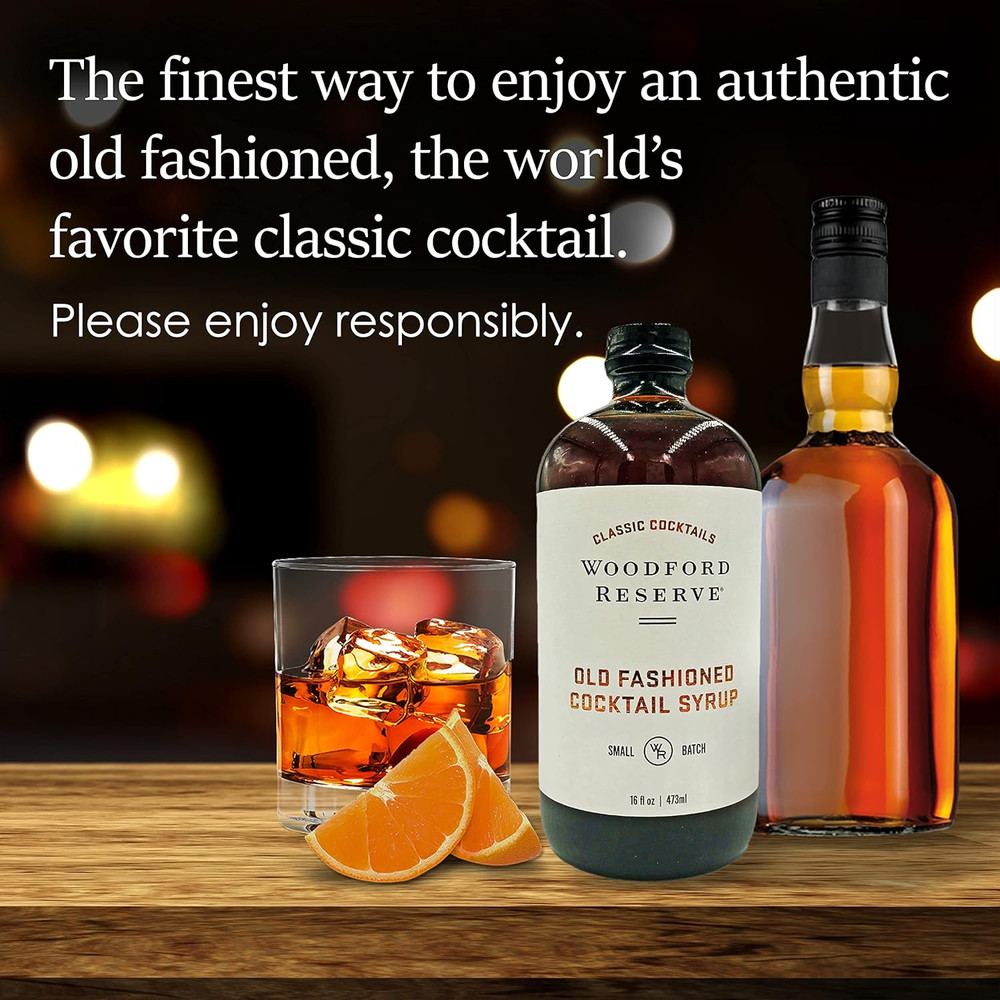 Old-Fashioned Cocktail Syrup, Cherry, Orange, Bitters Flavoured