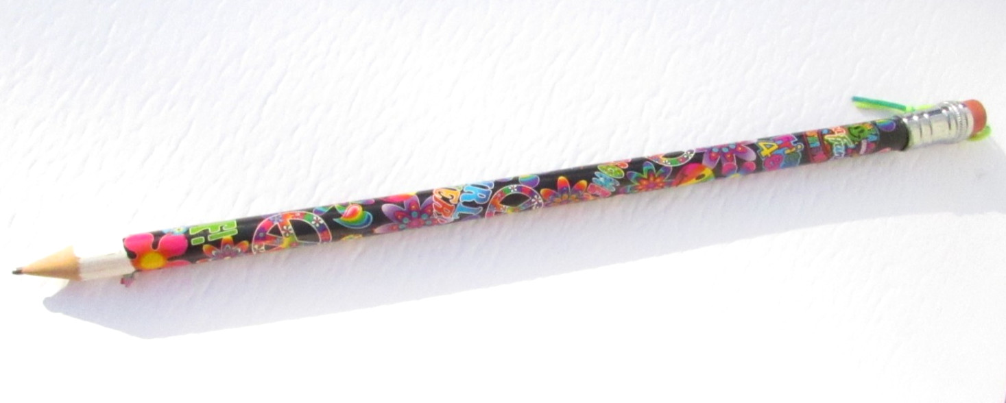 Vintage Lisa Frank Friends4Life Girl Power Mega JUMBO Pencil Fantastic Fashions