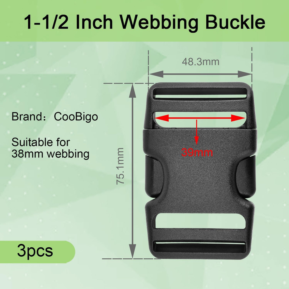 Quick Side Release Plastic Buckle Clips Snaps for Webbing
