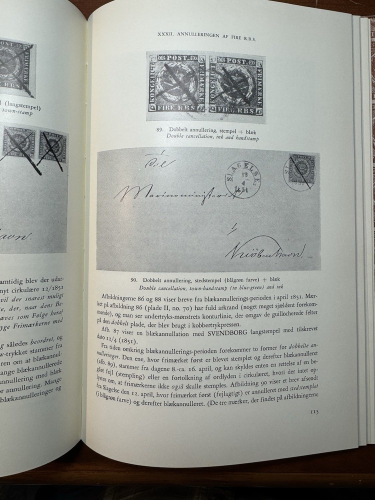 Denmark's First Issue, Specialized Stamp Handbook, J. Schmidt Andersen, 1961