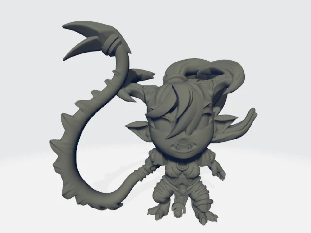 Grimdark Cuteness - Claw Chick #3