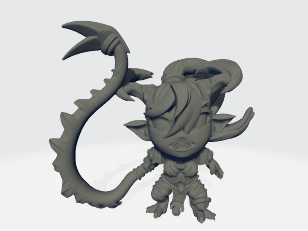 Grimdark Cuteness - Claw Chick #3