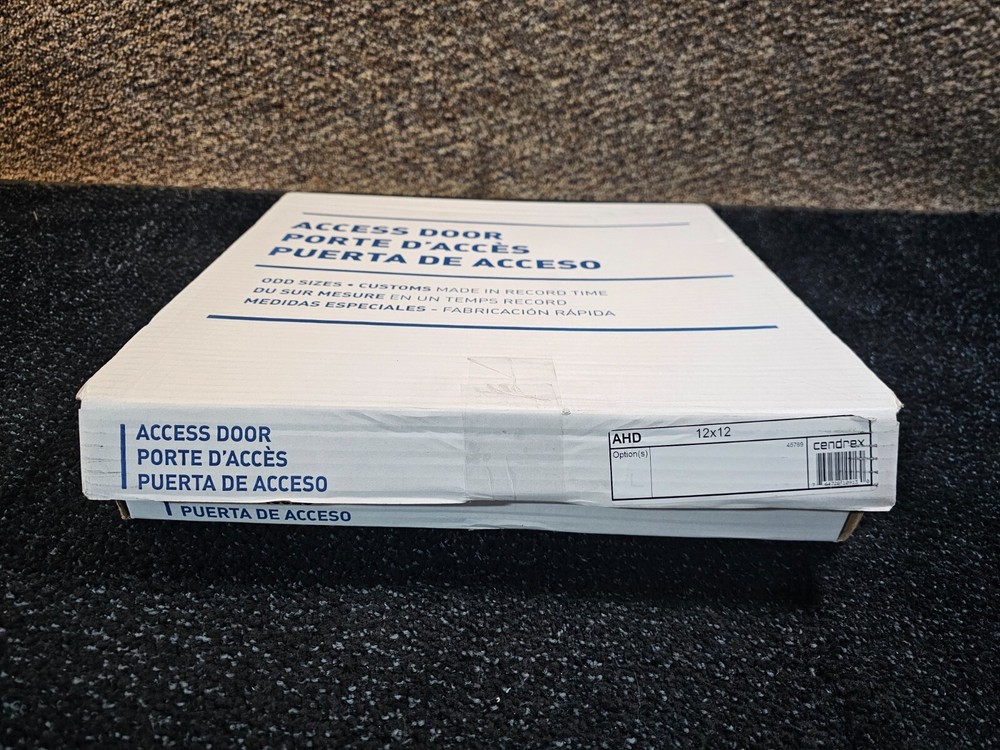 Cendrex AHD Wall and Ceiling Flush Access Door 12" X 12" AHD, White