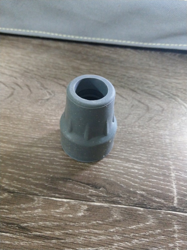 Crutch Replacement Tip 7/8. Gray. New