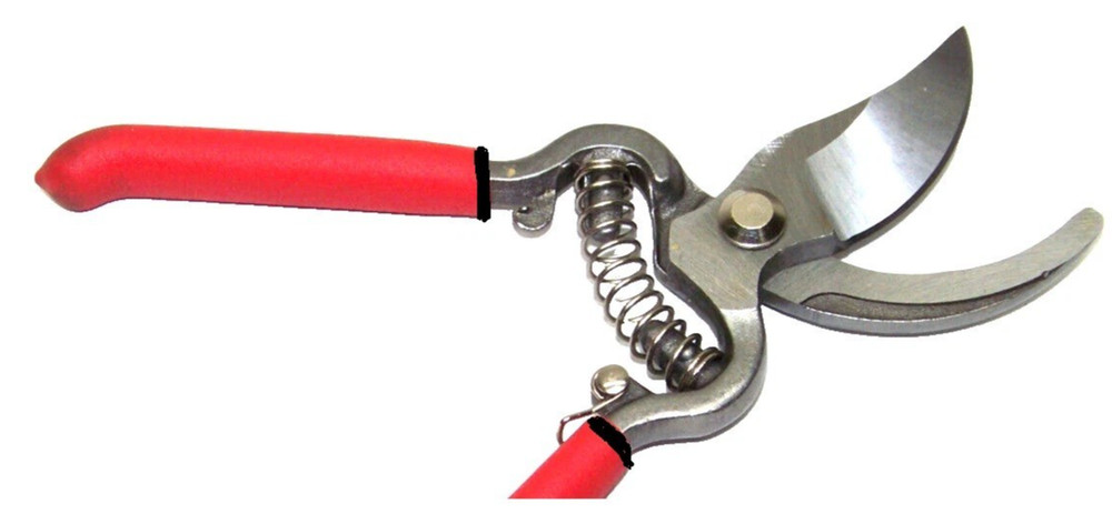 8" Curved Bypass Garden Pruner Pruning Shears Secateurs Trimmer Solid Metal Tool