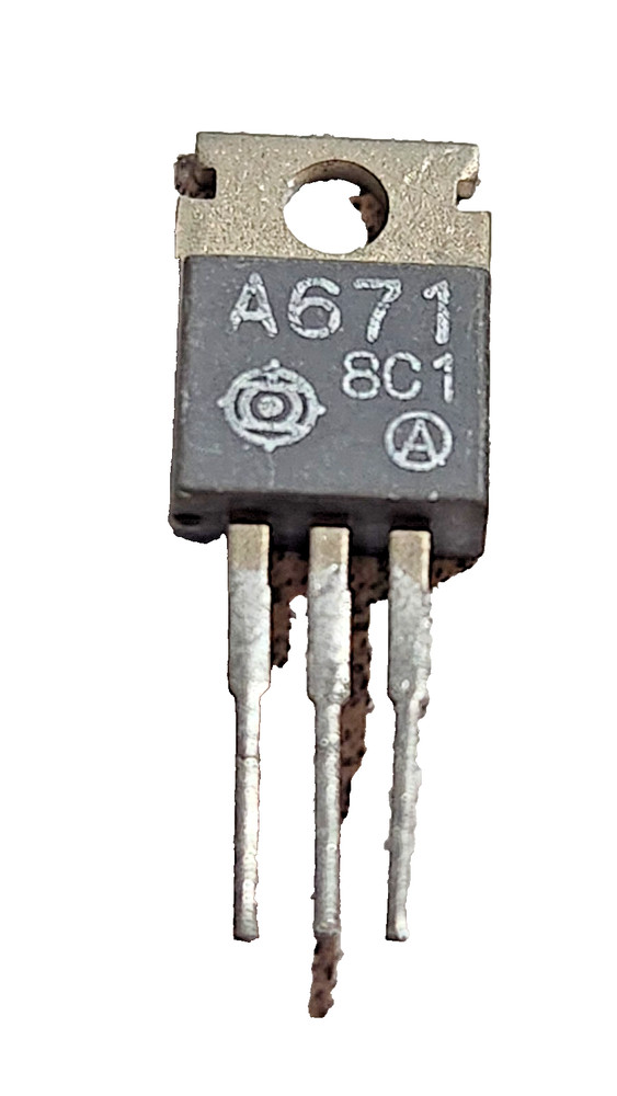 HITACHI TRANSISTOR 2SA671  USED IN VARIOUS APPLICATIONS