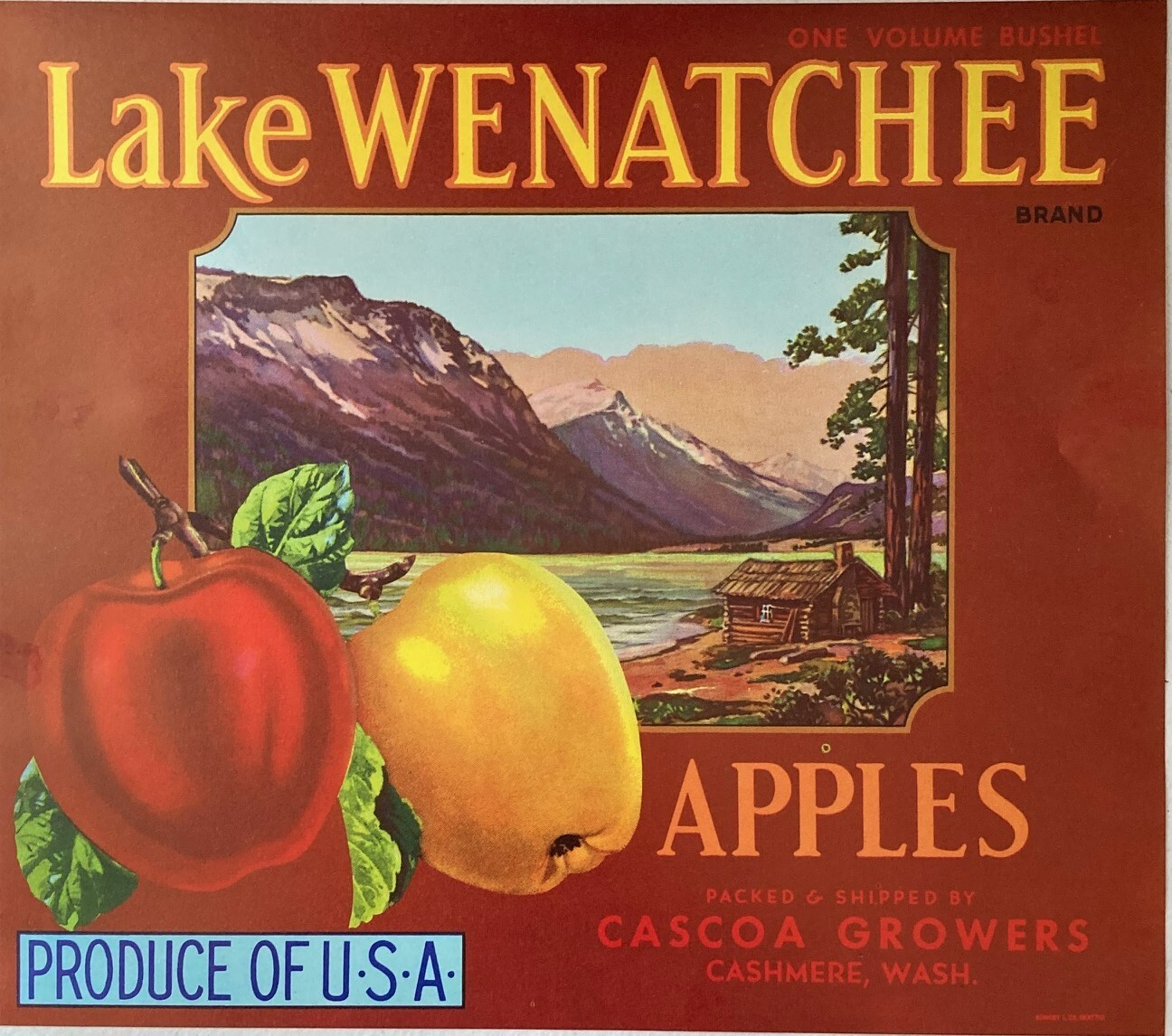 Lot of 10 1940 - 1963 Vintage Unused Crate Labels from various companies. (CLA)