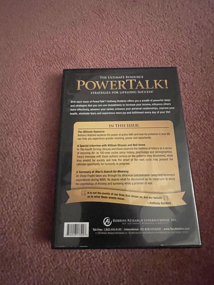 tony robbins power talk