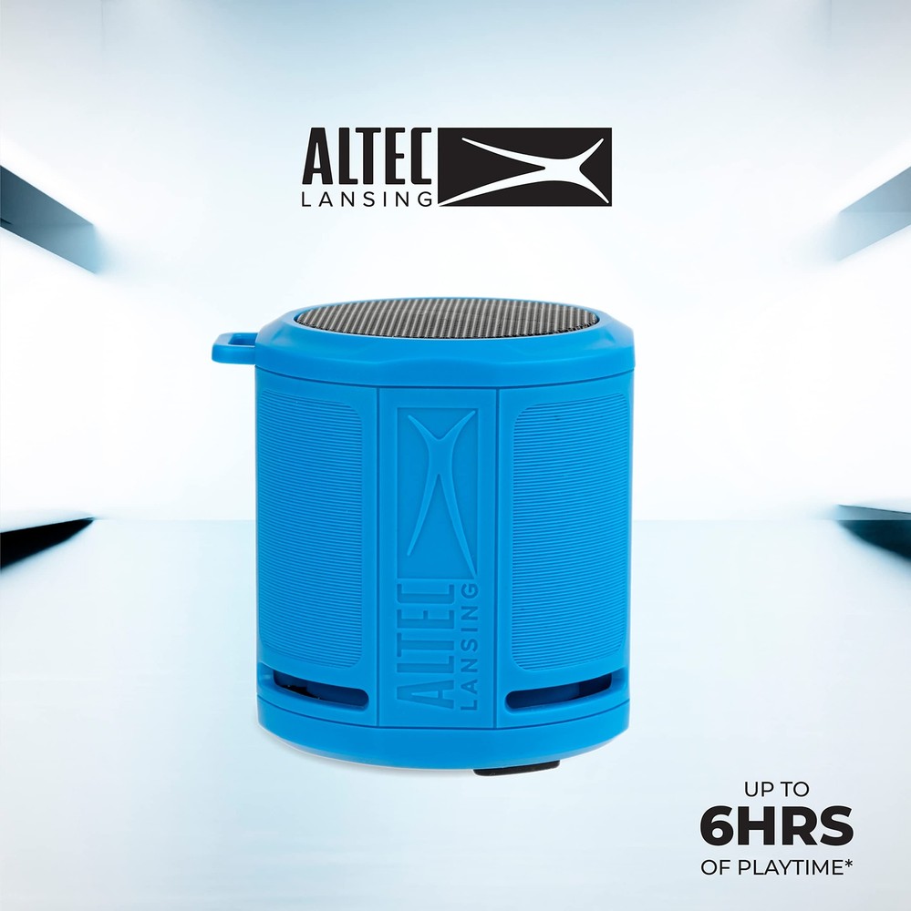 Altec Lansing HydraMicro Waterproof Bluetooth Speaker Lightweight & Portable RYB