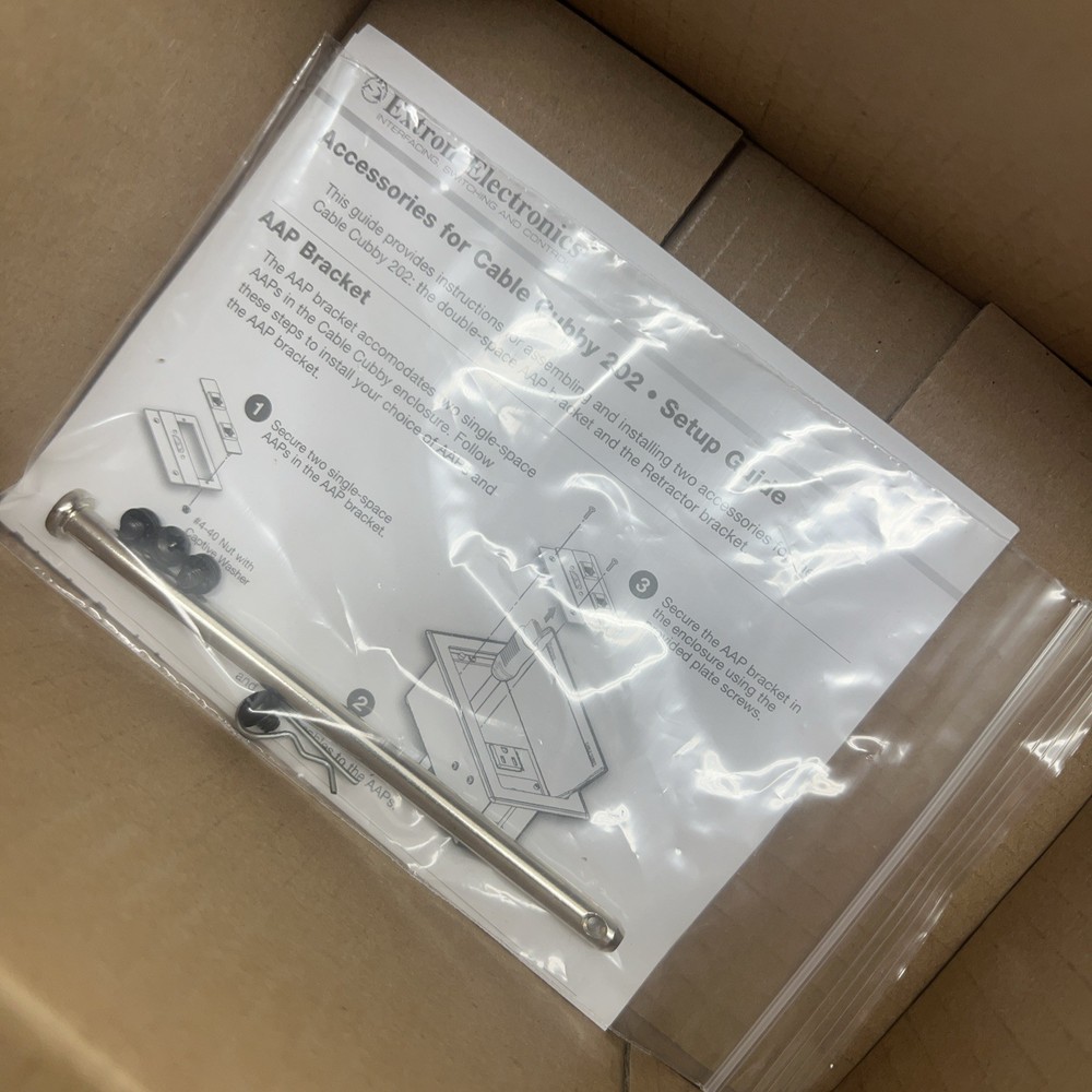 Extron 70-1043-02 Cable Cubby 202 Retractor Bracket - NIB