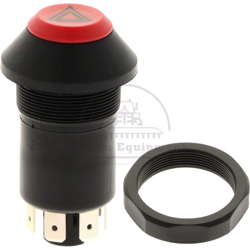 Hazard Warning Light Switch 11100080XX 12/24V Red Button Lock