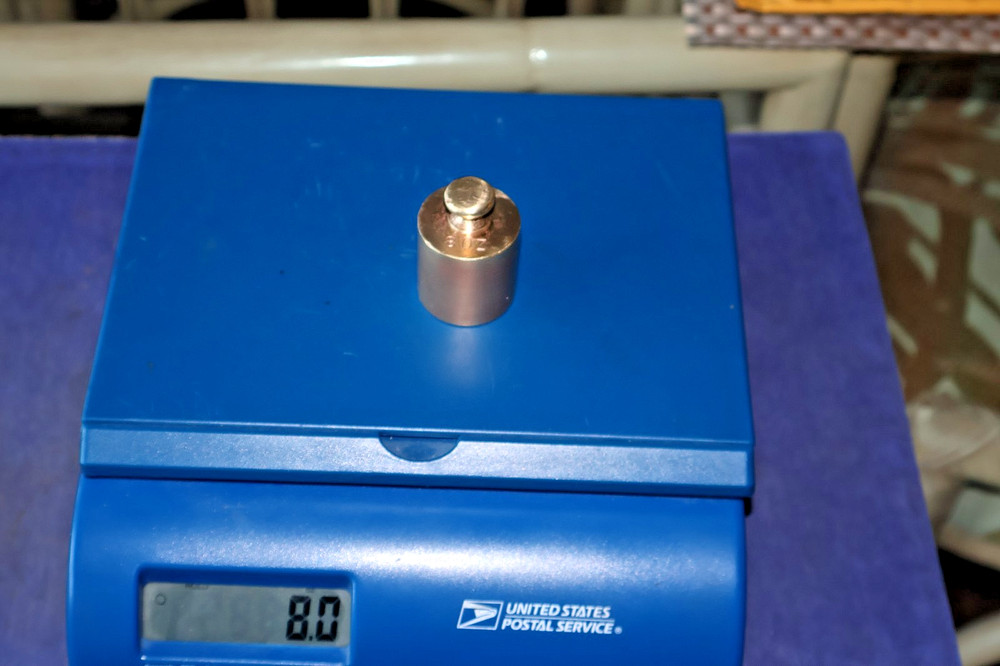 Brass 8 OZ Scale Weight