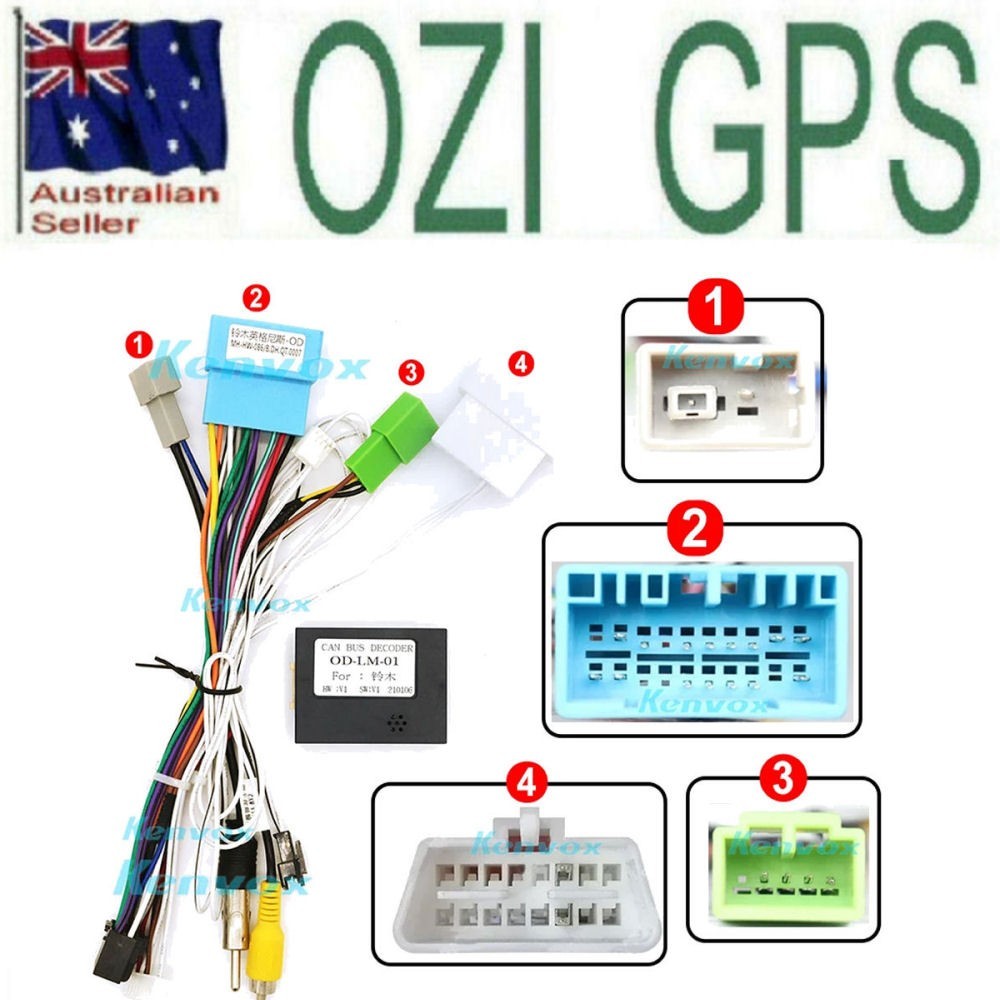 VITARA 2015- HEAD UNIT INSTALL WIRING CABLING POWER CAMERA ANTENNA STEERING