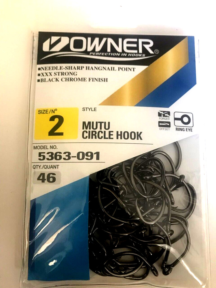 Owner Mutu Circle Hook size 2 Pro Pack
