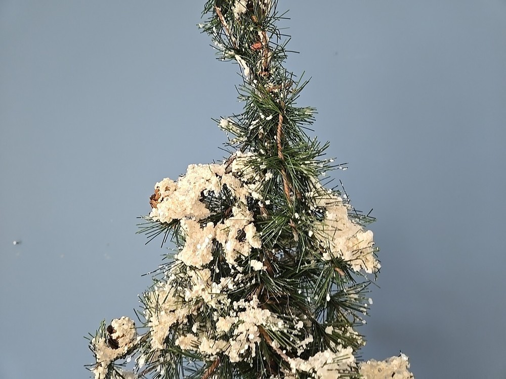 Tabletop Artificial Snowy Pine Christmas Tree 33"