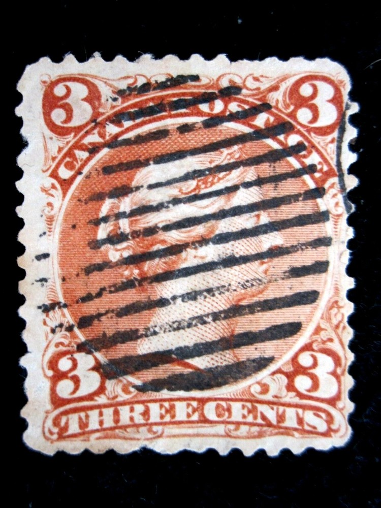 CANADA - SCOTT# 25 - USED - CAT VAL $40.00