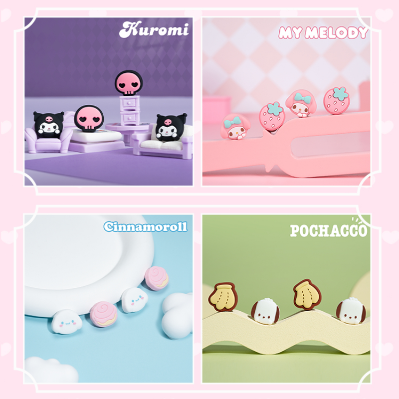 GeekShare X Sanrio Thumb Grip Caps for Nintendo Switch/Switch OLED/Lite 4PCS