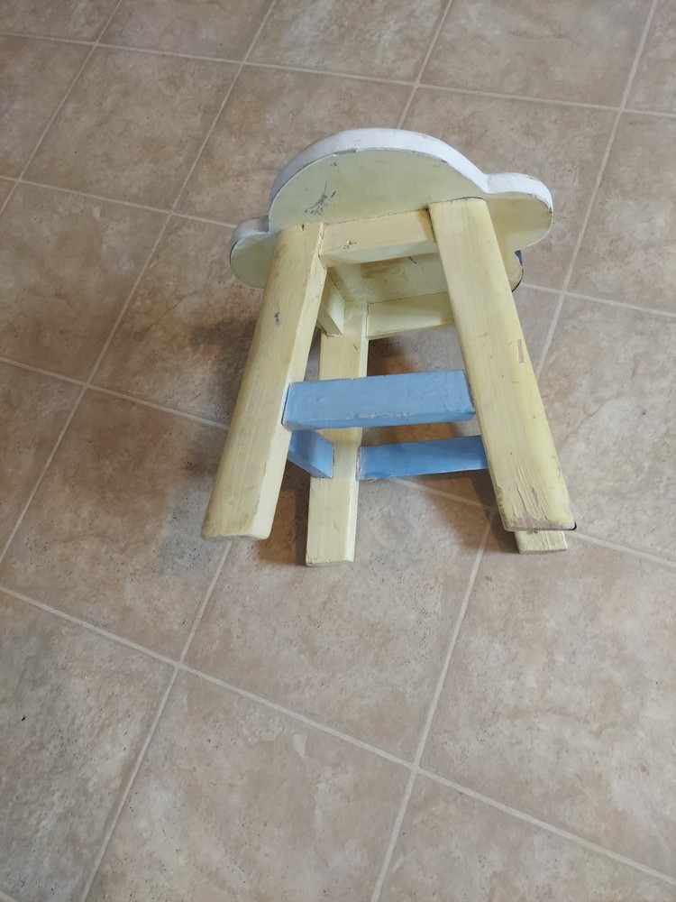 Wooden Vintage Monkey Face Stool