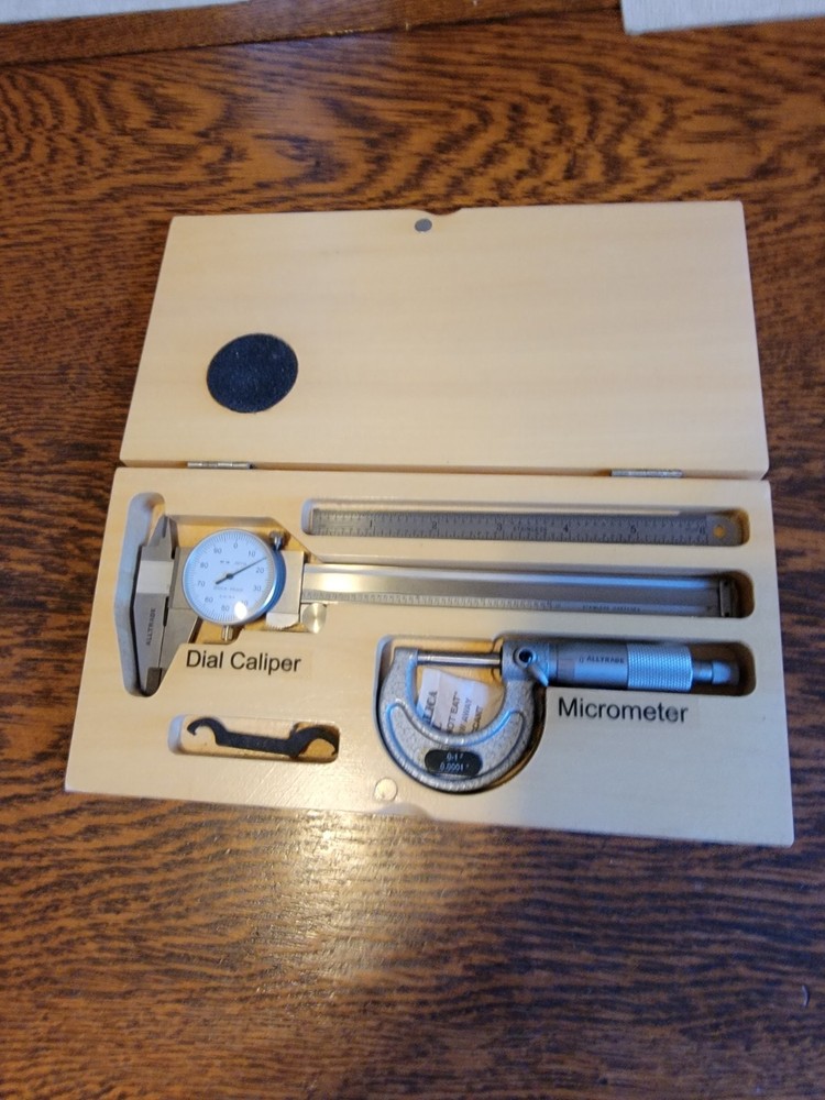 Alltrade micrometer dial caliper tool set