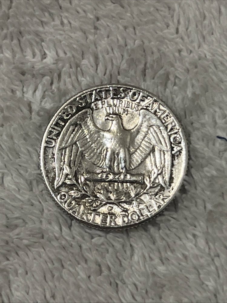 1964 Silver Quarter DDO DDR D Mint Error Date Error USA Error On Reverse