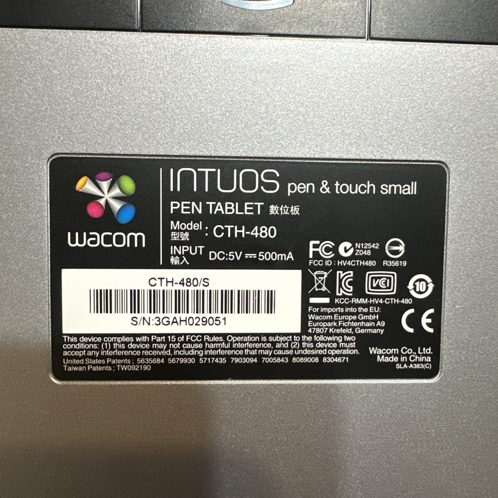 Wacom CTH-680 Intuos Medium Creative Untested