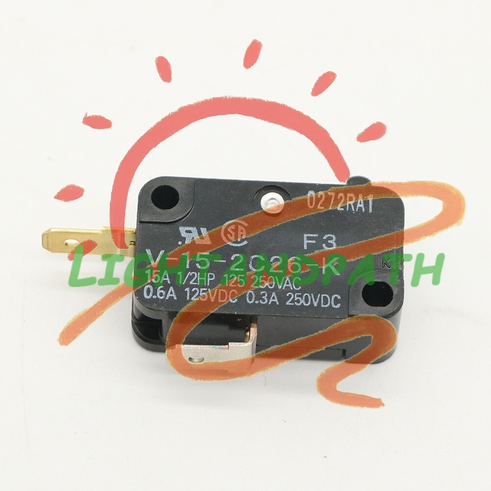 2 pieces Omron V-15-2C26-K (F3) Micro Switch New