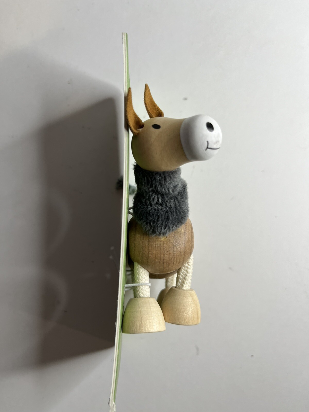3 NEW ANAMALZ , Handmade, Wooden Poseable Animals. Donkey, Crocodile, Lion!