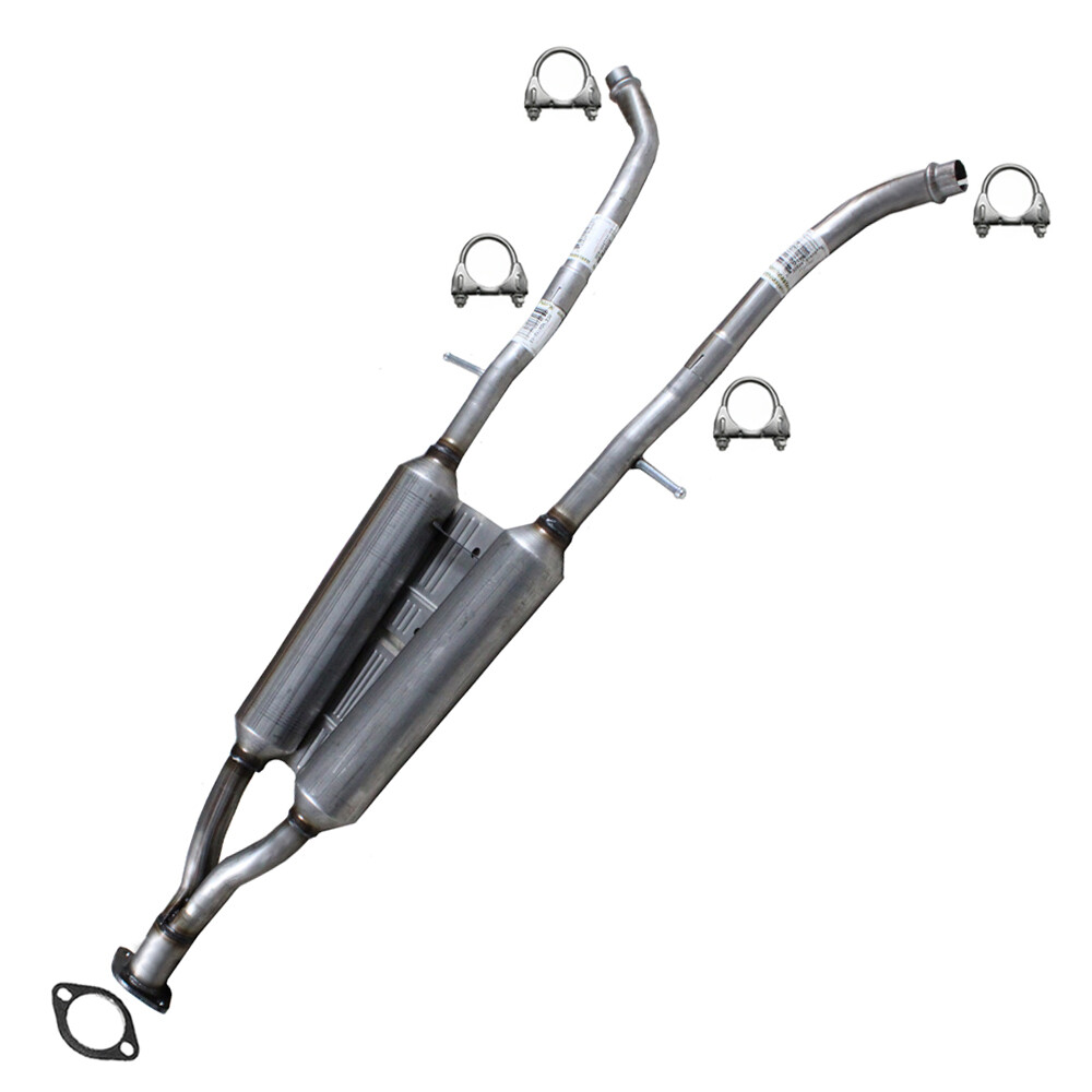 Stainless Steel Exhaust Resonator Pipe fits: 2009-2013 INFINITI G37 3.7L