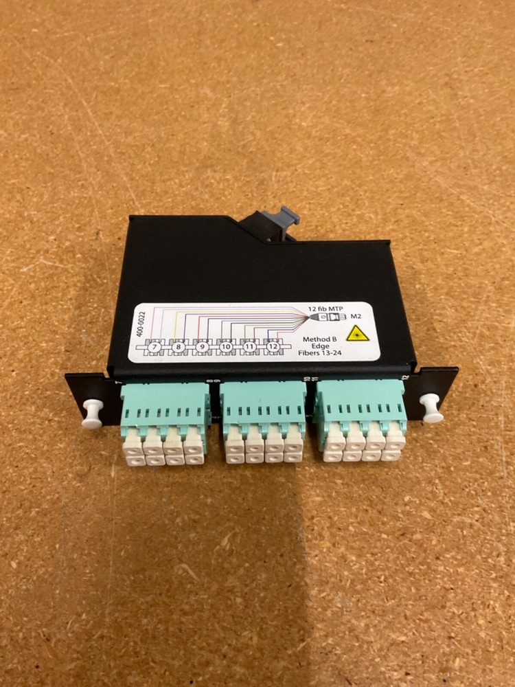 Leviton MTP-LC Method BE Edge Fiber Optic Module With Dust Cover