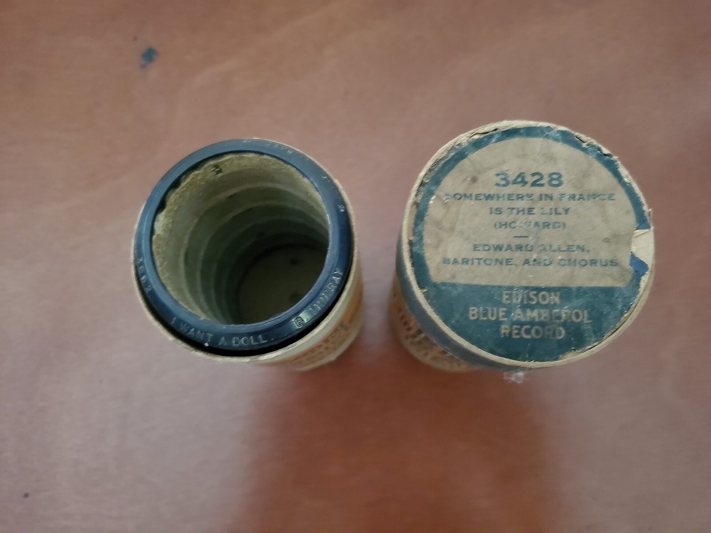 edison blue amberol cylinder records