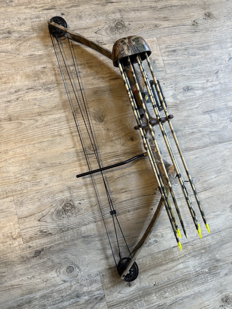 Youth Browning Micro Midas 2 Compound Bow 7U527 With 6 Arrows