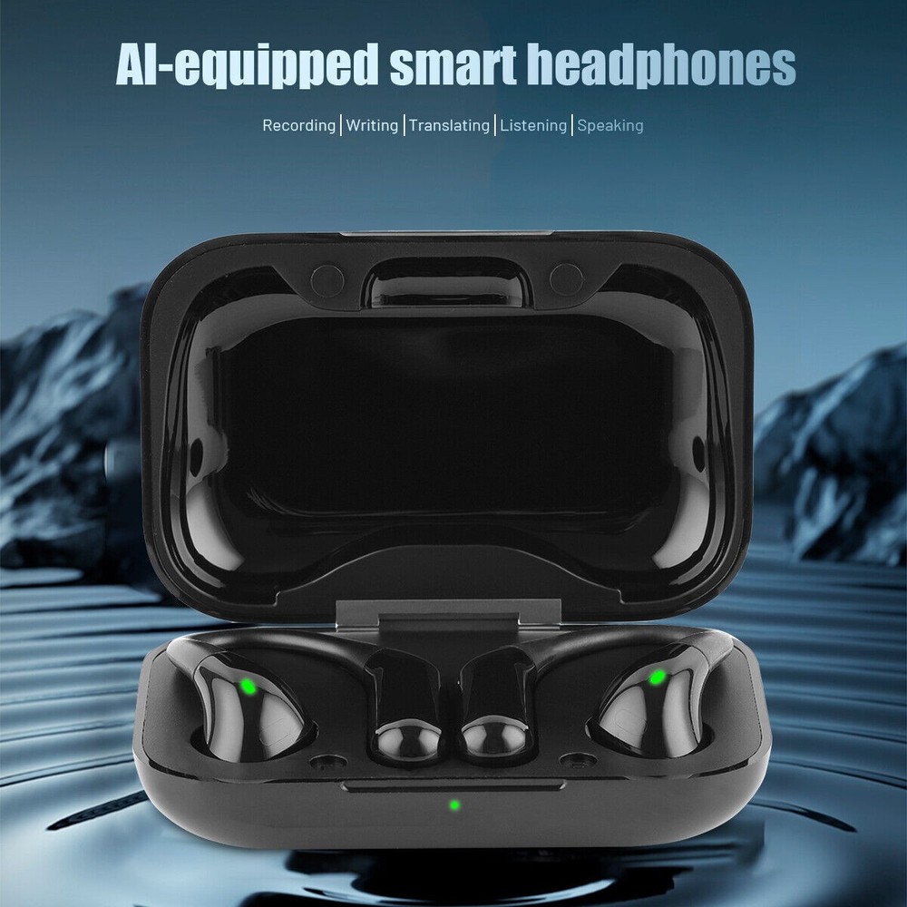 Wireless 144+ Language AI Translator Earbuds Bluetooth 5.3 Headphones For iPhone