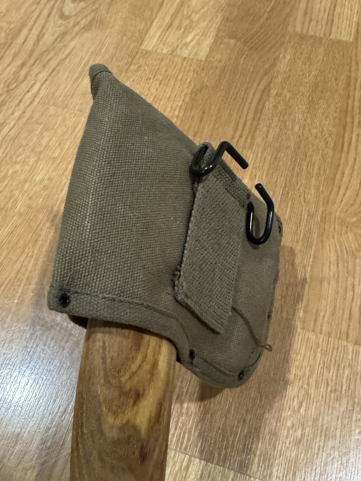 Swiss Military Surplus Hatchet Axe with Canvas Rothco Axe Sheath