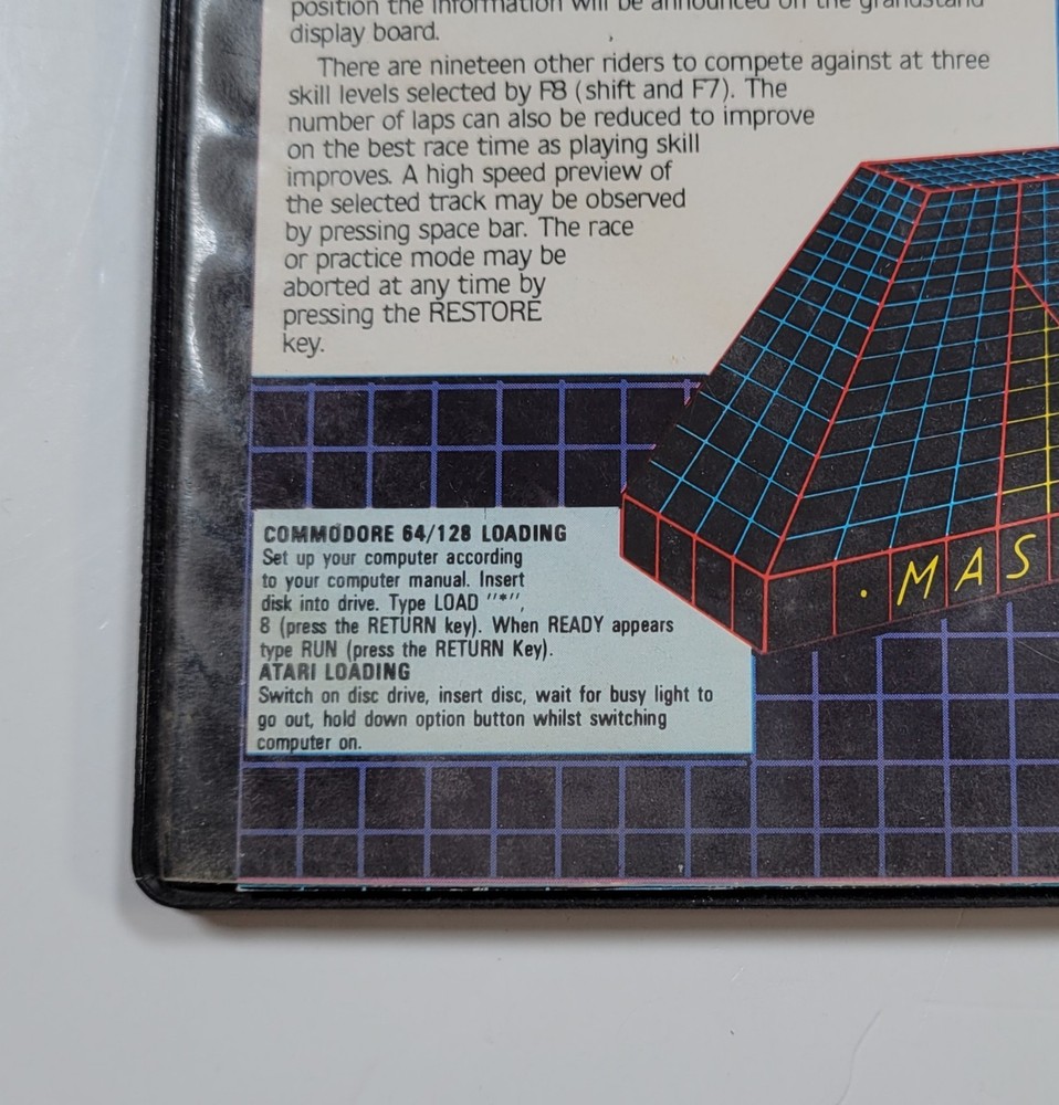 Speed King Commodore 64-Case And Artwork Only-No Game-Mastertronic 80s