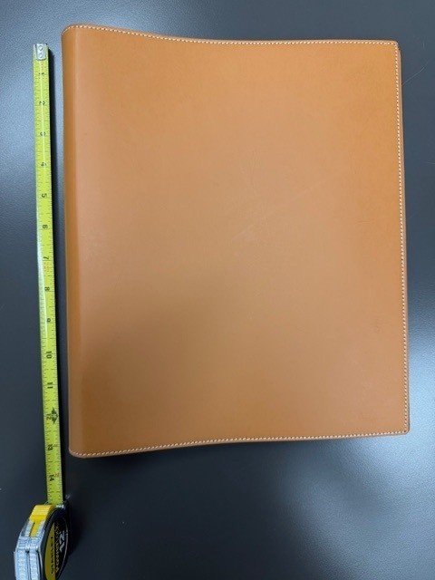 Fiorentina Italian Leather 3-Ring Binder