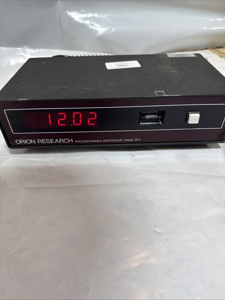 ORION RESEARCH 811 IONALYZER MICROPROCESSOR PH / MILLIVOLT METER