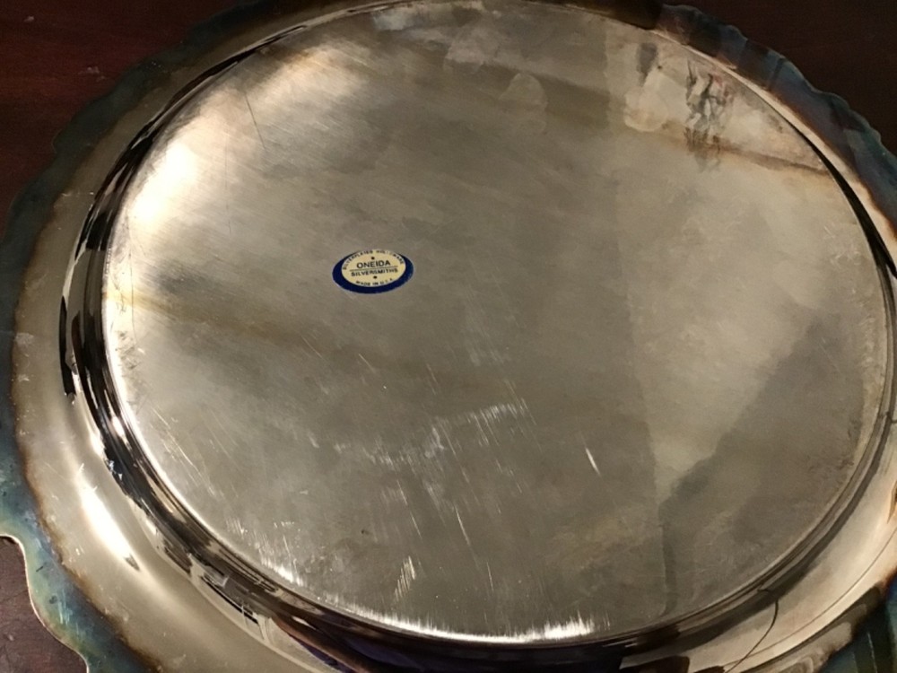 Oneida Silver Plated Serving Tray
