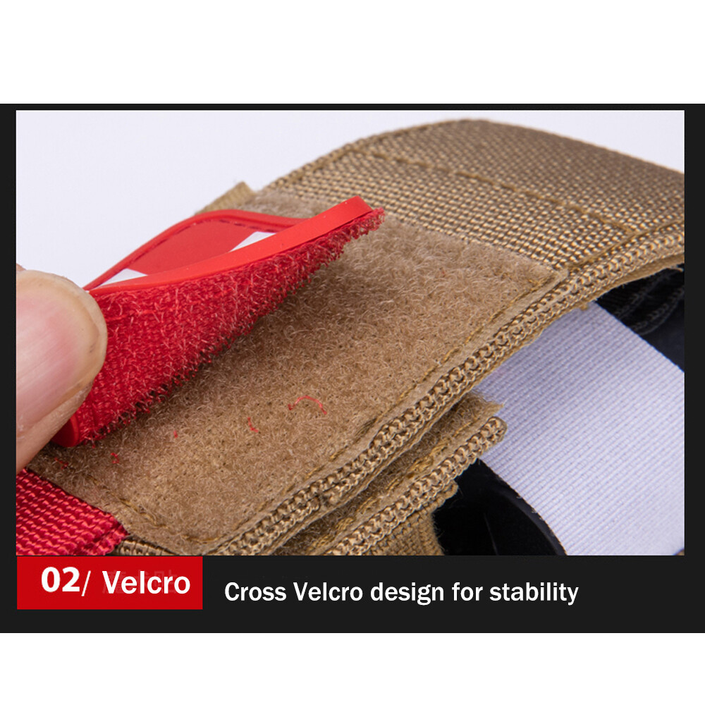 Tactical Scissor Case Molle Tourniquet Storage Bag Holder Flashlight EDC Pouch