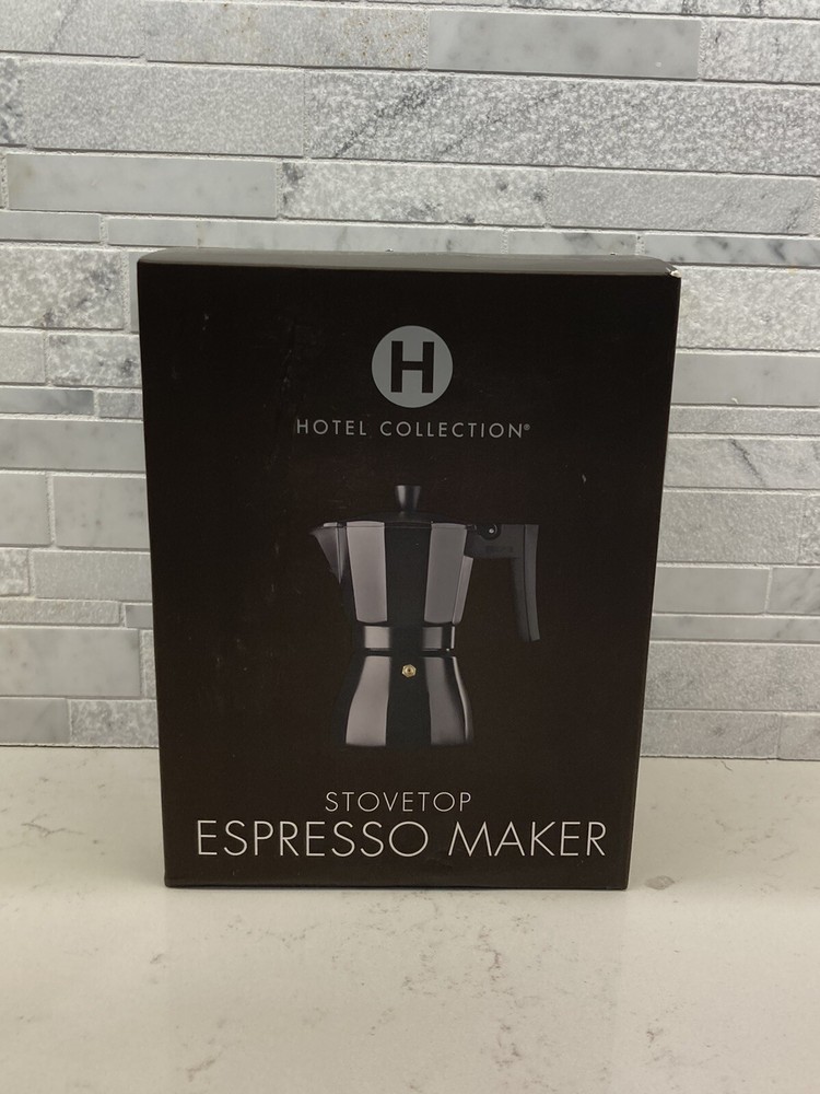 NEW Hotel Collection Stove Top Espresso Maker