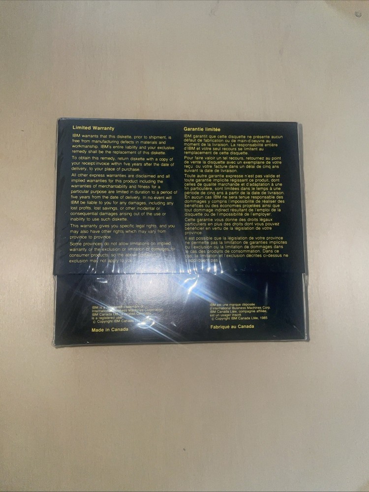 Vintage IBM 5.25 2D Floppy Diskette