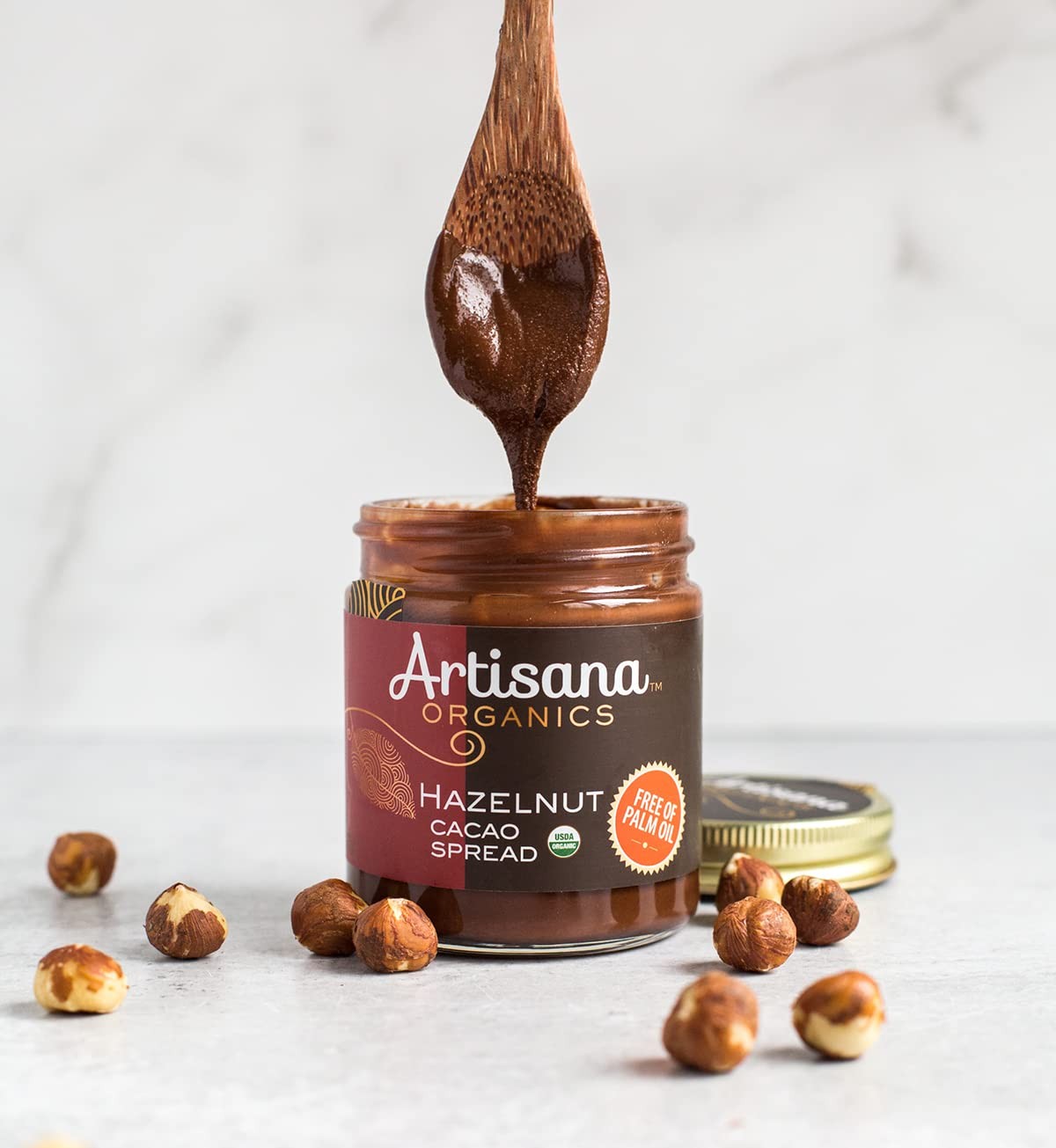 Artisana Organics Hazelnut Cacao Spread, 9.5 oz | USDA Ounce (Pack of 1)