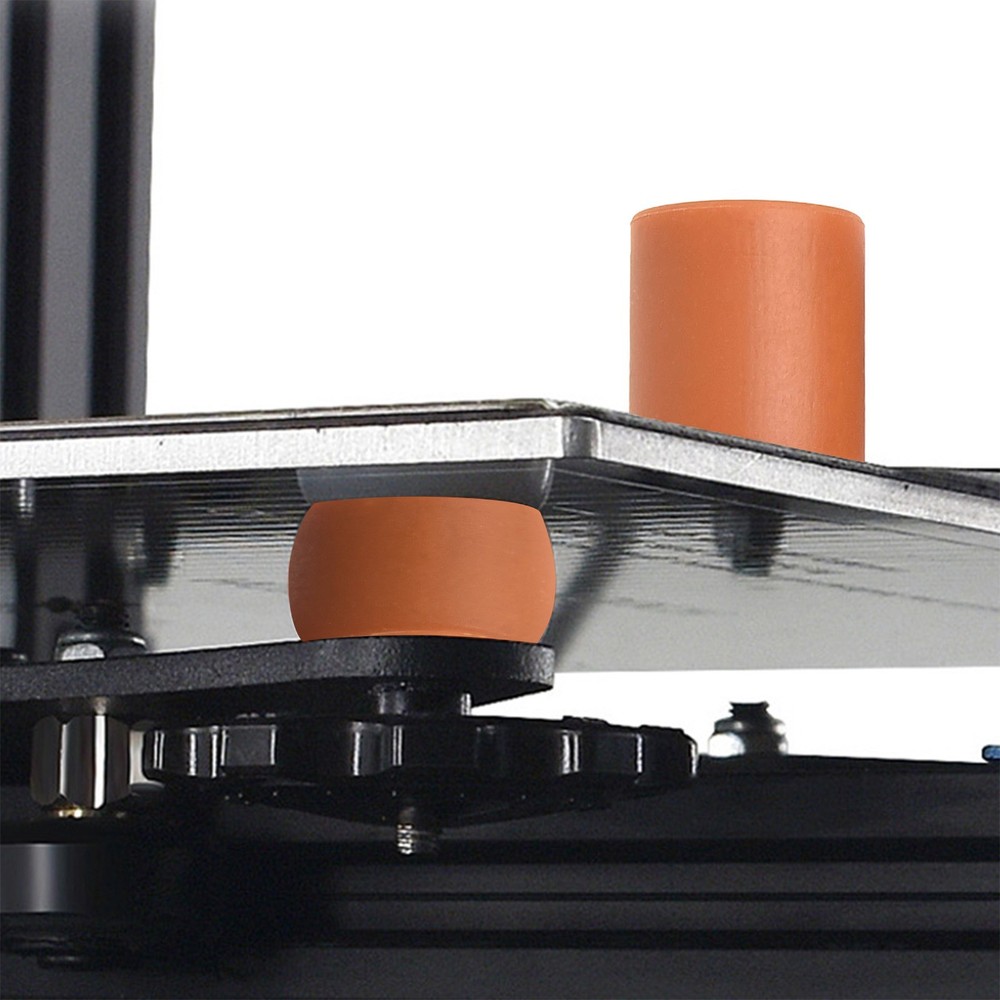 For Ender 3 Compatible Silicone Bed Mounts with Easy Installation Guide