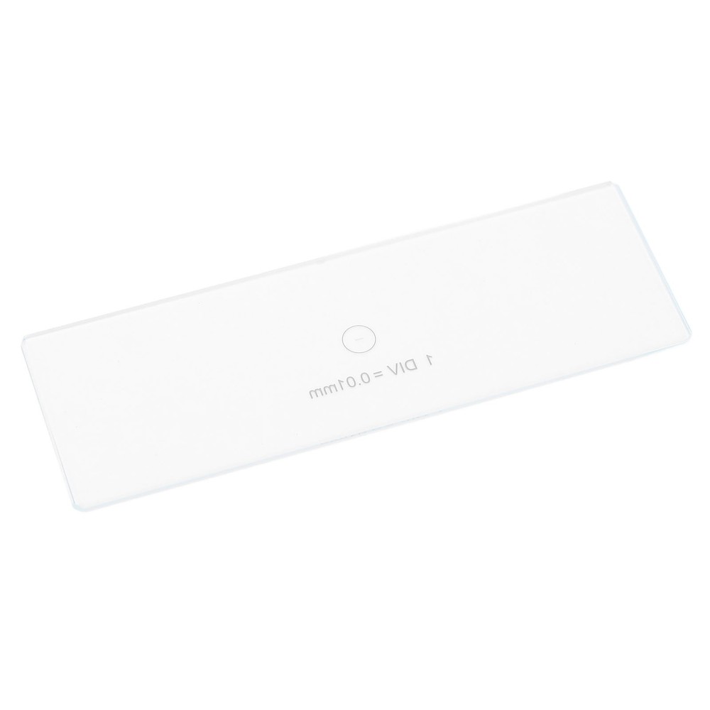 0.01mm Dot Crosshair Microscope Camera Slide Multifunction Plate Reticle